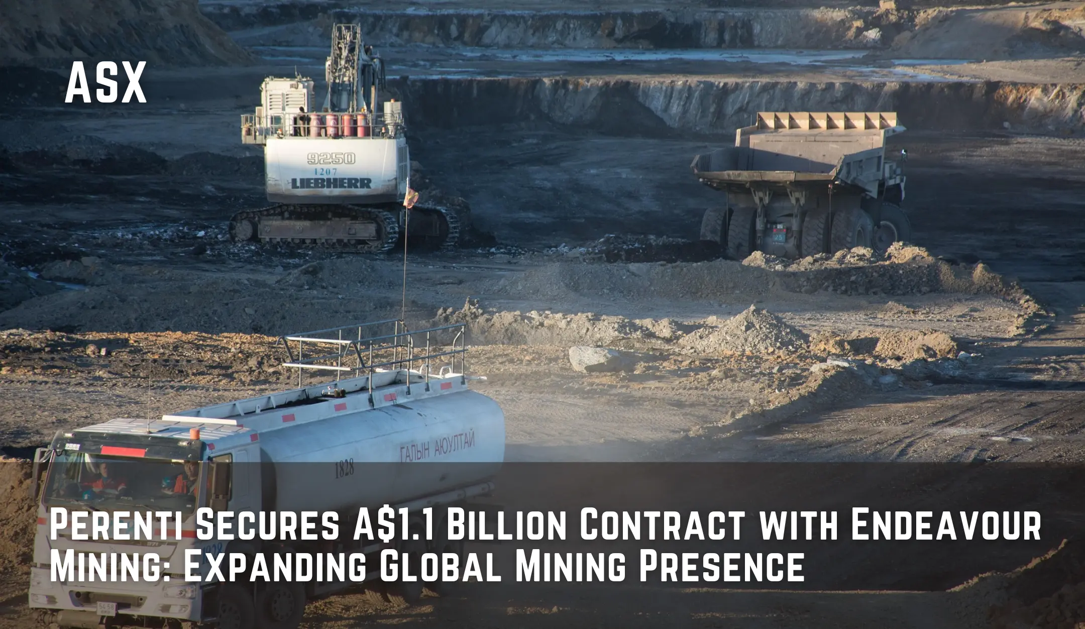 Perenti Secures A$1.1 Billion Contract with Endeavour Mining: Expanding Global Mining Presence